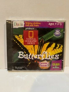 DISCIS/National Geographic Society BUTTERFLIES CD-ROM - Picture 1 of 7