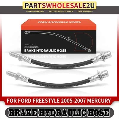 Manguera hidráulica de freno lateral trasero 2 piezas para Ford Five Hundred Freestyle 2005-2007 Foto 1 de 4
