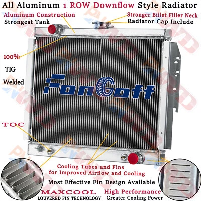 Aluminum Radiator For 1979-1993 Dodge D150 D250 W250 W350 Truck 5.9L 3.9L - Image 1 of 4