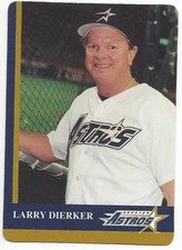 LARRY DIERKER 1997 Mother's Cookies Houston Astros #1 NM-MT MLB 