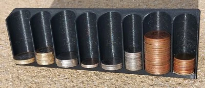 COIN CASH SORTER MONEY BUDGET STORAGE BANK GBP POUND DESK TIDY UK XMAS GIFT