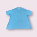 LACOSTE Golf Polo Shirt Mens Size 8 2XL XXL Light Blue Short Sleeve Cotton