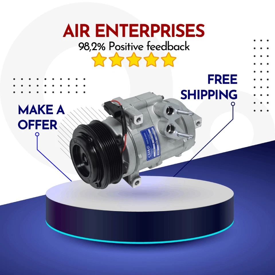 Compressor A/C Fit Ford Flex 2009-2012, Ford Taurus 2008-2012 - Image 1 of 1