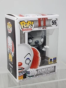 Funko Pop Movies IT The Movie Pennywise Black & White RICC 2018 Exclusive - Picture 1 of 7