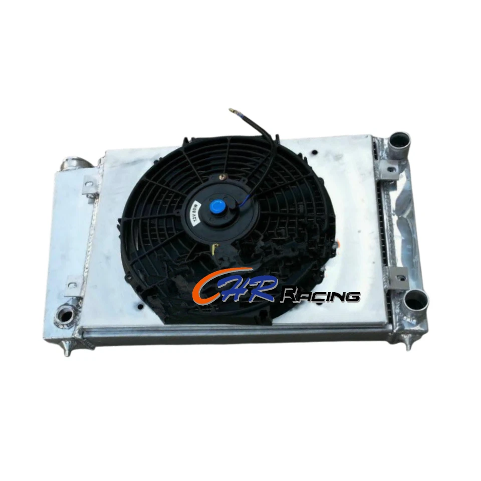 Radiador + cubierta + ventilador para Volkswagen Scirocco/Jetta 1976-1980 1,6 L con aire acondicionado MT Foto 1 de 4