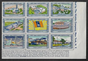 USA Officially Licensed Poster Stamps — 1939, New York World's Fair — Ref. 2093 - Picture 1 of 2