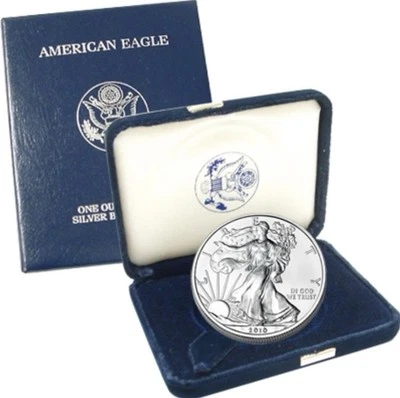Moneda de plata American Silver Eagle 2010 West Point Proof 1 oz OGP con certificado de autenticidad Foto 1 de 4