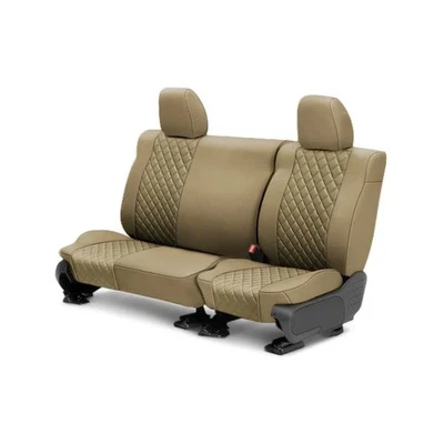 For Toyota Highlander 04-07 Seat Cover Cordura Diamond Quilted 2nd Row Beige Foto 1 de 2