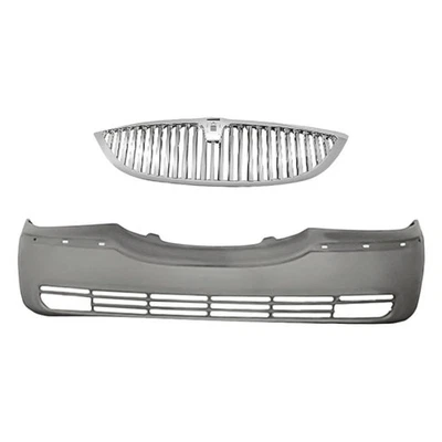For Lincoln Town Car 03-07 2-Piece Front Bumper Cover, Grille Standard Line - Imagem 1 de 3