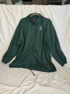 Volcom Women’s Windbreaker Button Up Hooded Jacket One Size Fits Most - Picture 1 of 5