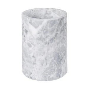 Marble Wine Bottle Cooler Solid Stone Barware Champagne Chiller 13cm Grey - Picture 1 of 7