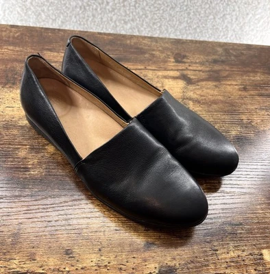 Мокасины женские Dansko Larisa размер ЕС 38 США 7,5 черные фрезерованные без шнурков - Изображение 1 из 4