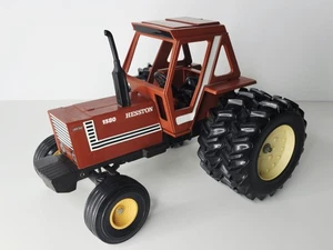 Hesston Fiat #1380 Tractor W/ Duals - 1:16 Scale - Diecast & Plastic - No Box - Picture 1 of 16