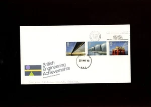 1983 British Engineering Royal Mail FDC GLC Thames Barrier Protecting Lon slogan - Picture 1 of 1