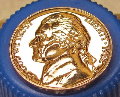 1962  Proof Jefferson Rich  Golden Original Toning   #1004 ~ 13 - Image 1 of 2
