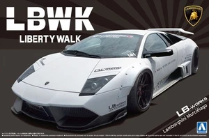Aoshima 1/24 Scale Model Kit LB Works Liberty Walk Lamborghini Murcielago Ver.1 - Picture 1 of 5