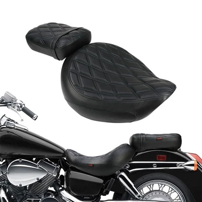 1998-2003 Soft Leather Front Rear Seat Pillow For Honda Shadow ACE VT750C US - Image 1 of 4
