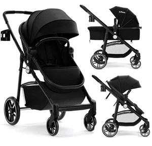 Infans 2n1 Stroller BB5224BK - Picture 1 of 4
