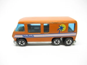 HOT WHEELS BW HK PALM BEACH ORANGE GMC MOTORHOME METAL BASE MINT - Picture 1 of 6