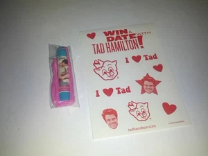 Win a Date With Tad Hamilton (2004) Promo Chapstick & Sticker Sheet Duhamel - Picture 1 of 1