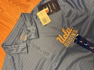 UCLA Bruins Blue Golf Polo Shirt Mens Large Champion BRAND NEW w/Tags NWT LG L - Picture 1 of 9