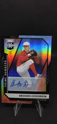 2021 Elite Extra Edition - Brooks Gosswein Prime Numbers a Signatures /205 RC! - Image 1 of 2