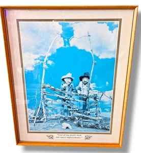 Vintage 1975 Gene Zesch Sidekick Original Poster gerahmte Wandkunst 16,5"x20,5" - Bild 1 von 7