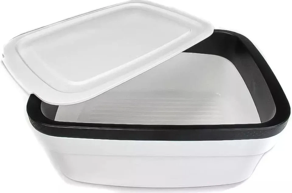 Tupperware BrotMax 2 Brotkasten Laibwächter  anthrazit / weiß     NEU - Bild 1 von 1