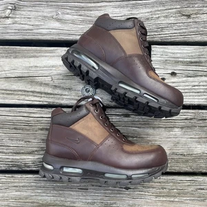 De Colección Nike Air Max Goadome 311567-222 ACG Botas Barrocas Cuero Marrón Talla 5 Y - Imagen 1 de 11