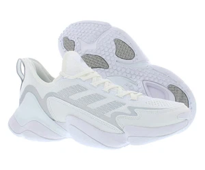new Adidas men's $110 IMPACT FLX Athletic Training Shoes white-silver size 10 - Picture 1 of 8