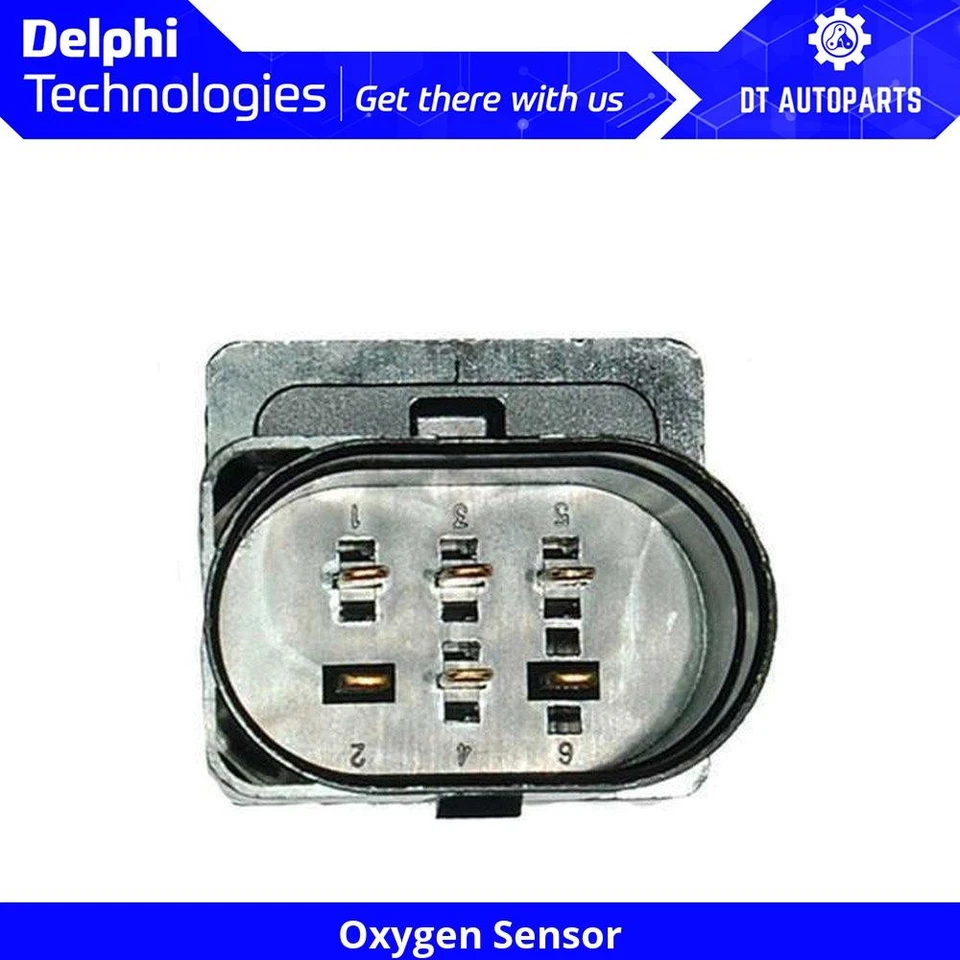 Sensor de oxigênio dianteiro Delphi 2003 2004 para 2002-2005 Audi A4 3.0L V6 - Imagem 1 de 4