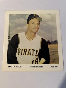 ULTRA RARE 1960's Matty Alou Pittsburgh Pirates 8 3/4 x 9 1/2 Color Photo, WOW! - Picture 1 of 2