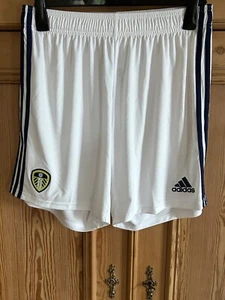 Leeds United Adidas Shorts Gr. L Herren Weiß & Blau NEU - Bild 1 von 11