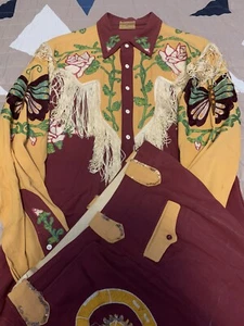 Vintage Rare Western Cowboy Cowgirl Authentic 1940s Suit Set by Sam A. Formann - Picture 1 of 21