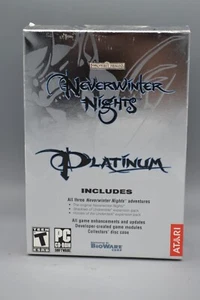 Neverwinter Nights: Platinum + scatola e manuale rilegato a spirale PC\CD Win 98\ME\2000\XP - Foto 1 di 10