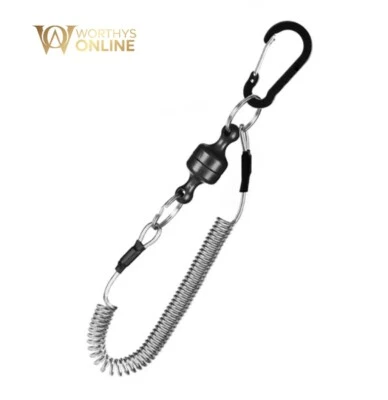 Black Fly Fishing Magnetic Net Release Holder Keeper Magnet Clip Landing Net UK - Image 1 of 4