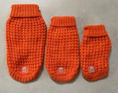 Hundepullover Strickpullver Pulli kleiner Hund GF Pet SCOUT z.B.Chihuahua orange - Bild 1 von 3