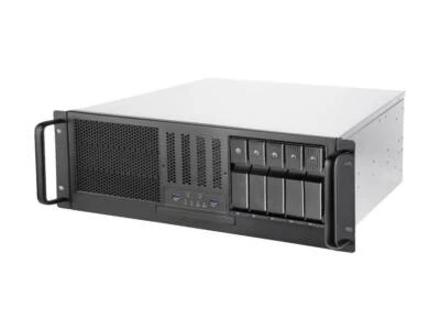 SilverStone RM41-H08 Silver SGCC 4U Rackmount Server Chassis - Image 1 of 2