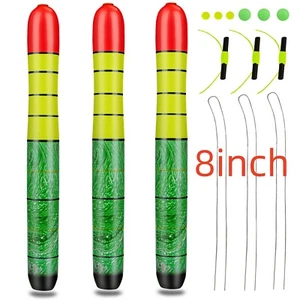 8inch 3pcs Fishing Floats and Bobbers Slip Bobbers for Fishing Slip Bobbers - Picture 1 of 8