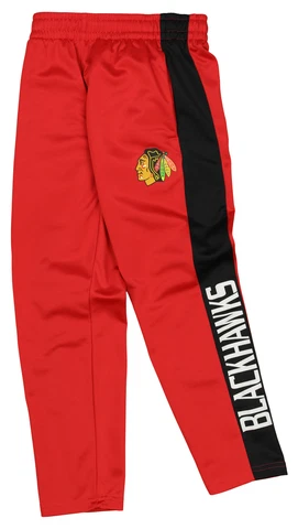 Outerstuff NHL Youth Boys (8-20) Chicago Blackhawks Slim Fit Performance Pant Cover