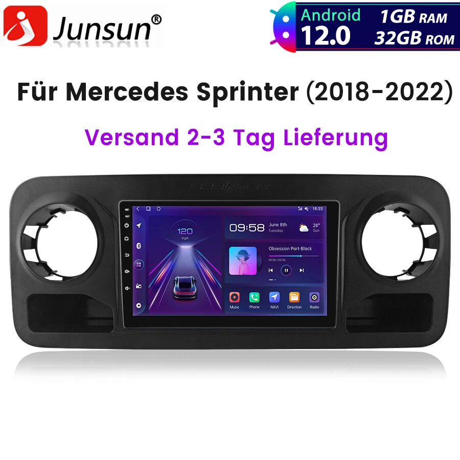 Für Mercedes-Benz Sprinter 2018-2022 Android12 Autoradio GPS NAVI BT DAB+ 1+32GB - Bild 1 von 4