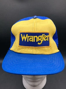 Wrangler Supercross NASCAR Yellow Mesh Trucker Hat - Picture 1 of 6
