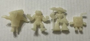 O.M.F.G. OMFG October Toys Mini Figure Set Of 4- Series 3 Glow In The Dark - Picture 1 of 2