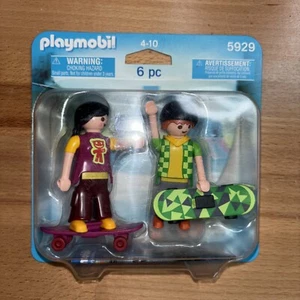 NEU & VERSIEGELT PLAYMOBIL 05929 Skateboarder Duo Pack 6-teiliges Spielzeug Spielset - Bild 1 von 4