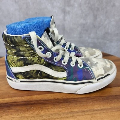 Zapatillas Vans Off The Wall Niños 13.5 Camuflaje Collage Multi Hi Top Patinador SK8 Juventud Foto 1 de 4