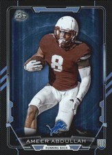 2015 Bowman Rainbow Black Detroit Lions Football Card #R33 Ameer Abdullah 