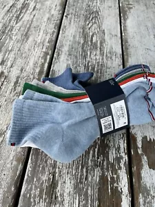 NEW Tommy Hilfiger Mens Cotton Blend Quarter Top Socks 6 Pairs 7-12 - Picture 1 of 7