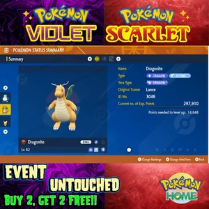 Dragonite Lance Kanto Classic 2016🌟 Event Untouched🔥Pokémon Scarlet & Violet - Picture 1 of 1