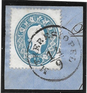 1860 AUSTRIA Mi#22 CD:🔥Maria-Theresiapolis 14/9.(Subotica SERBIA)🔥 - Picture 1 of 1