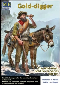 Master Box 35233 The Wild West. Gold Fever Series. Kit № 1. Gold-digger 1/35 - Picture 1 of 2